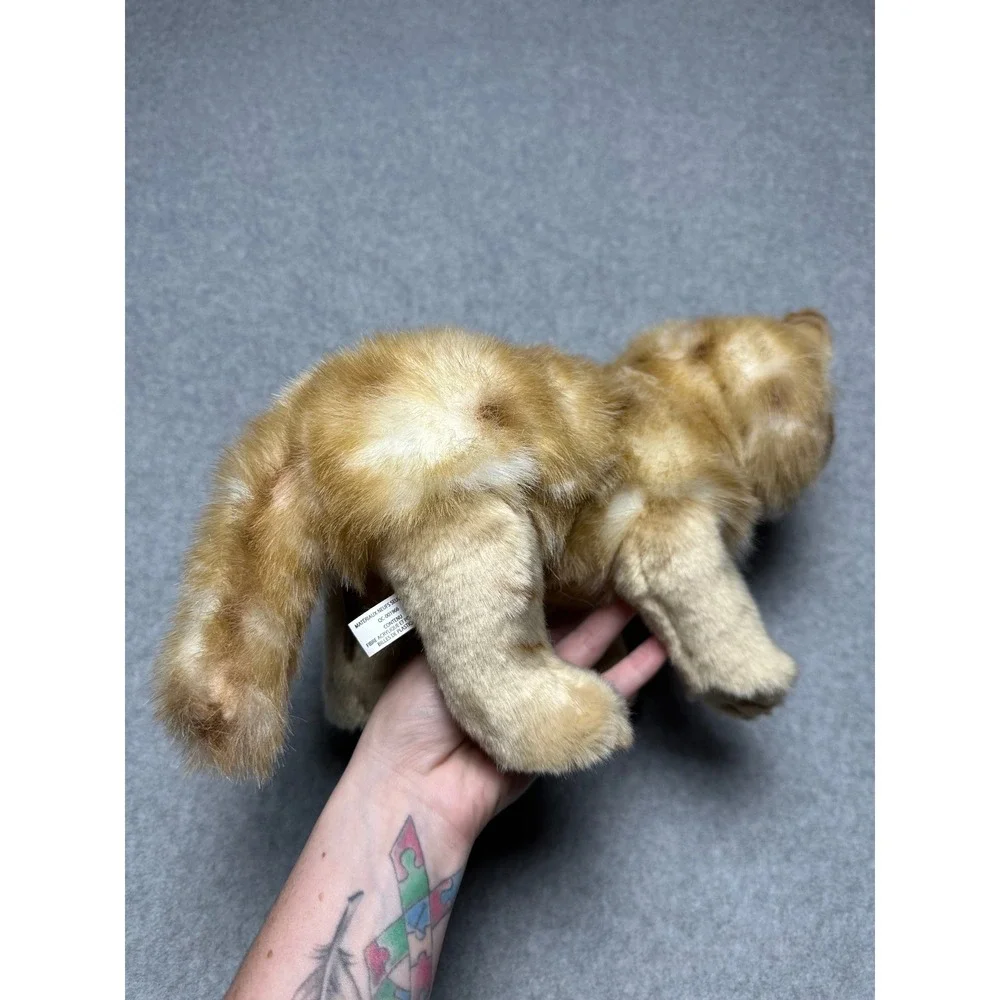 Demdaco Maine Coon Cat Plush‎ Ginger Tabby Stuffed Animal Cats & Kittens N00577